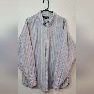 Brooks Brothers Country Club Egyptian Cotton Button Shirt Men's XL